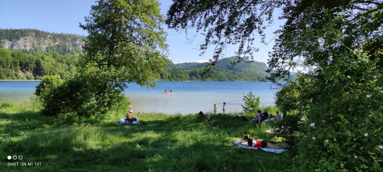 Le Jura En Toutes Saisons Piscine, Spa, Location Vtt, Balades 2Cv, Climatisation Bonlieu Eksteriør bilde