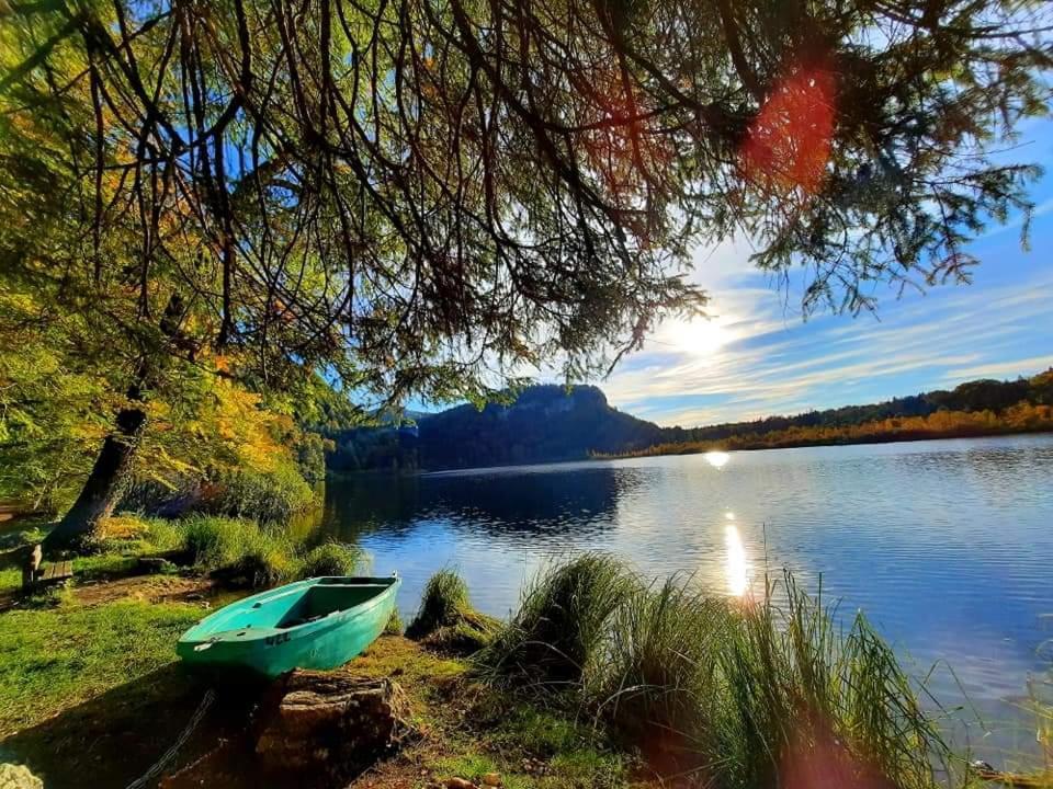 Le Jura En Toutes Saisons Piscine, Spa, Location Vtt, Balades 2Cv, Climatisation Bonlieu Eksteriør bilde