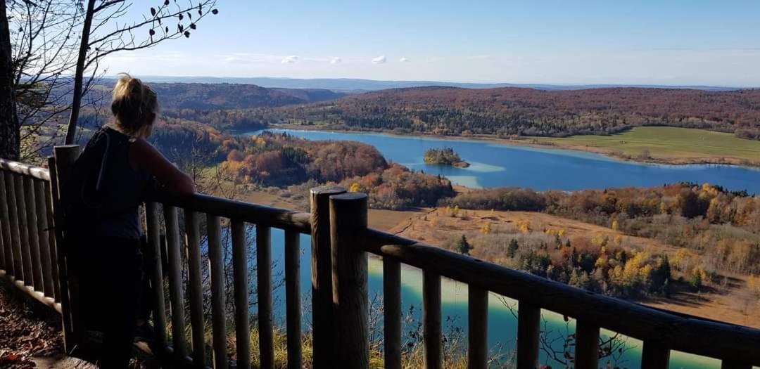 Le Jura En Toutes Saisons Piscine, Spa, Location Vtt, Balades 2Cv, Climatisation Bonlieu Eksteriør bilde